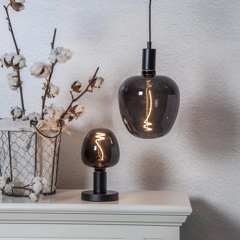 Teplá LED žiarovka E27, 2 W Black Apple – Star Trading
