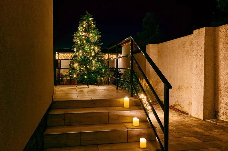 DECOLED Zlaté ozdoby, vetvičky, 99x36 cm