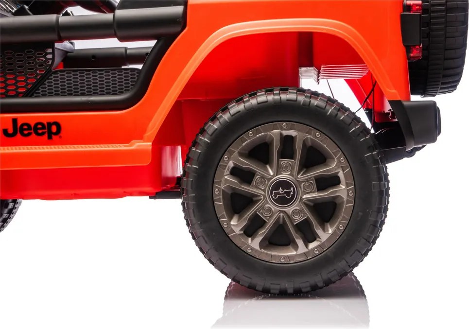 LEAN CARS Elektrické autíčko Jeep Rubicon 4x4 DK-JWR556 4x200W 24V oranžové