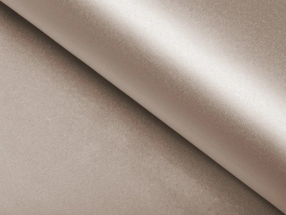 Biante Saténový oválny obrus polyesterový Satén LUX-010 Svetlo hnedý 120x200 cm