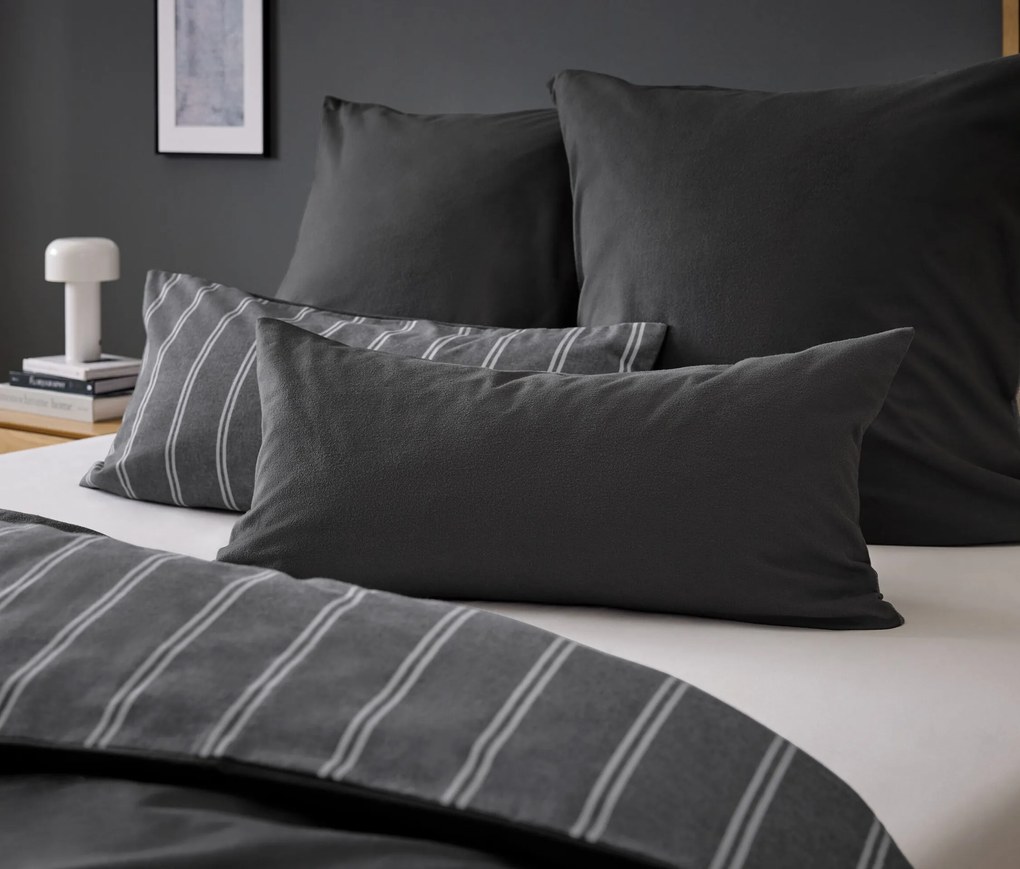 Obliečky na vankúše z jemného flanelu, 2 ks