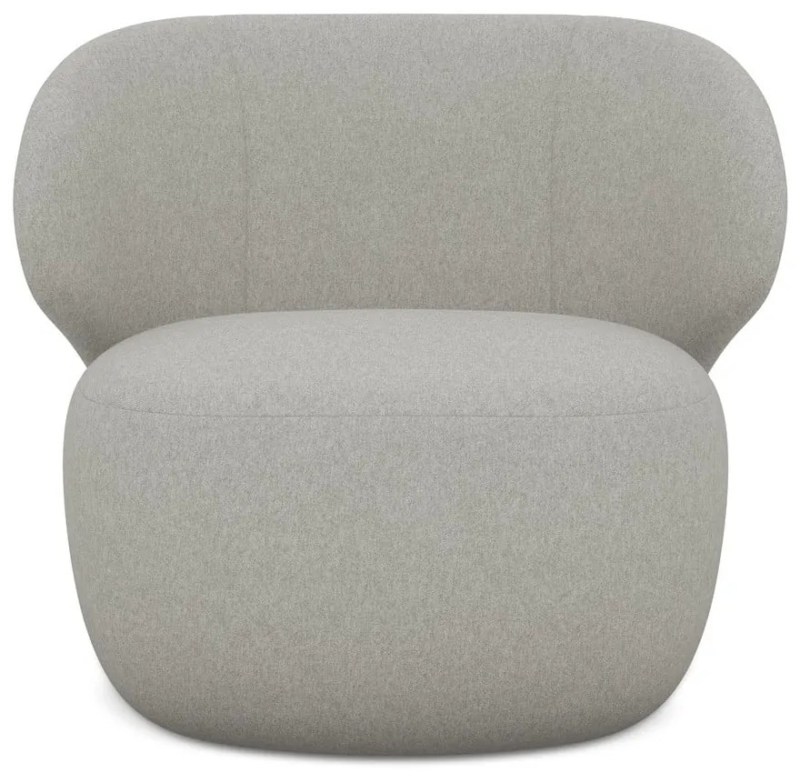 Svetlosivé kreslo Kama – Makamii