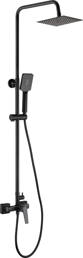 Deante Blur, sprchový súprava s hlavovou a ručnou sprchou, čierna matná, DEA-NQL_N4XM