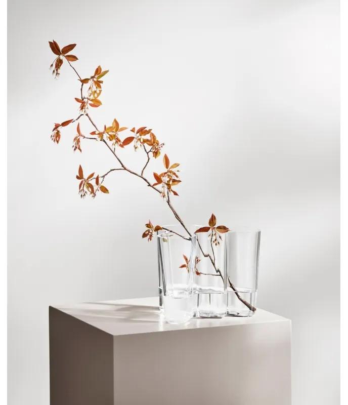 Váza Alvar Aalto 160mm, číra