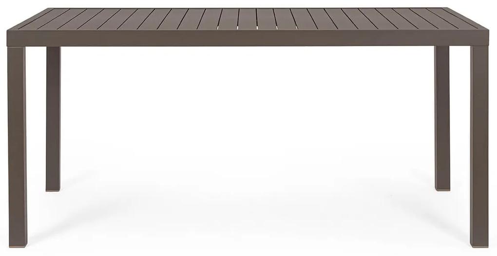 Záhradný stôl linde 150 x 80 cm hnedý MUZZA