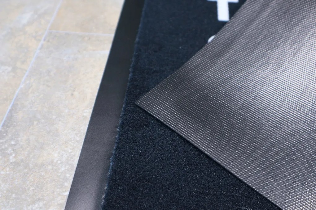 Mercury Flooring, Rohožka Tento dom patrí banke 40x60 cm, 40x60, čierna