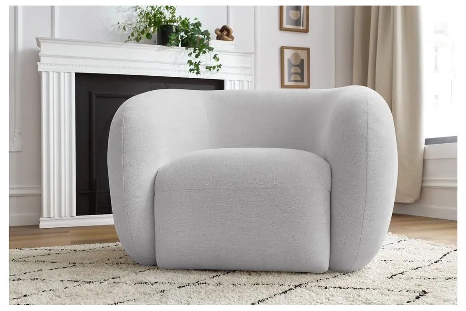 Sivé kreslo Celine – Bobochic Paris