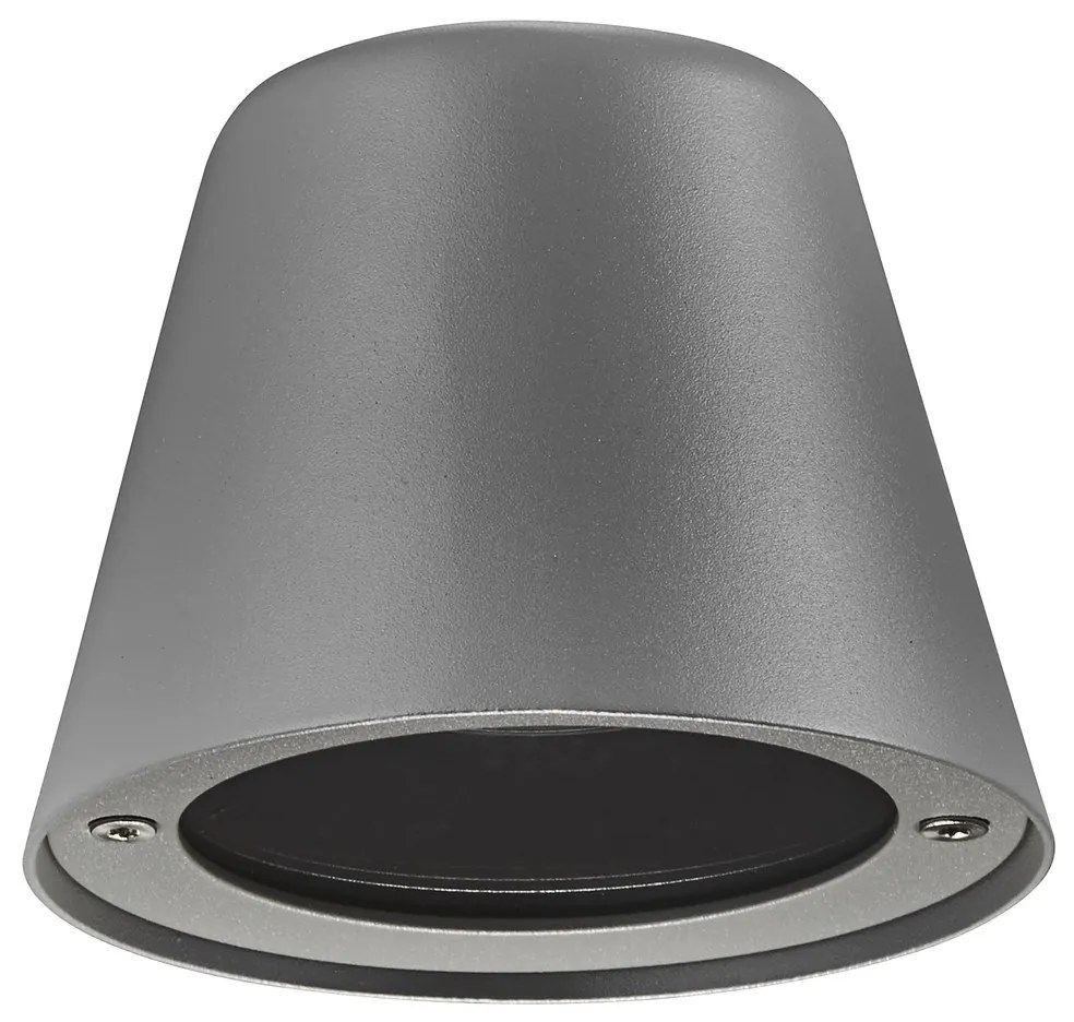 NORDLUX Vonkajšie kovové nástenné svietidlo ALERIA, 1xGU10, 35W, sivé