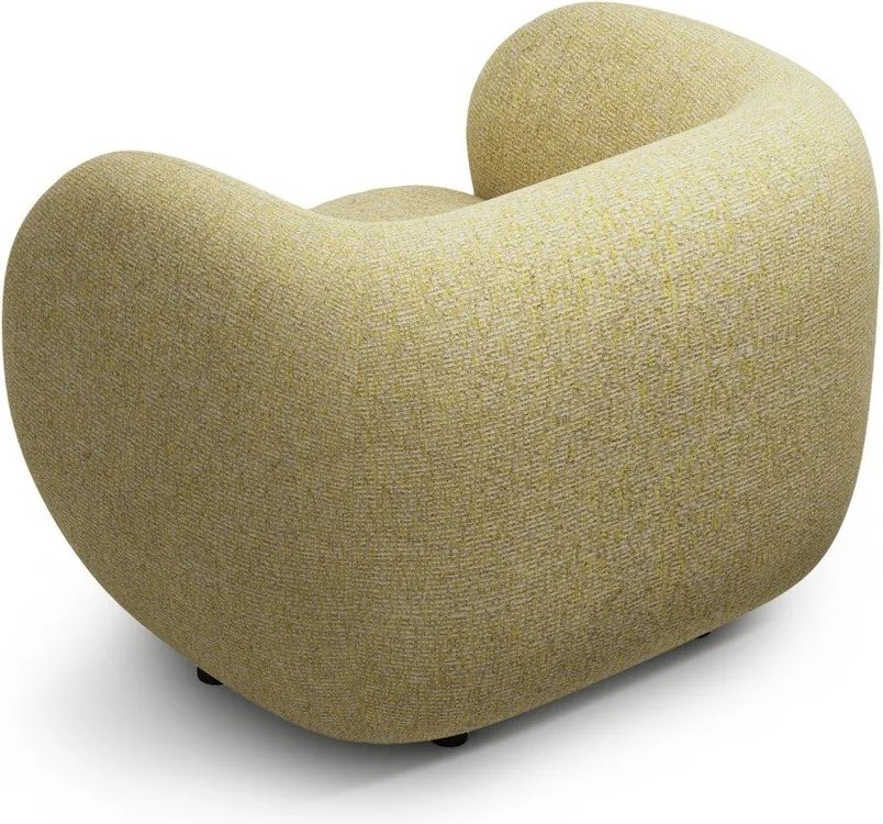 Žlté kreslo Kate – Micadoni