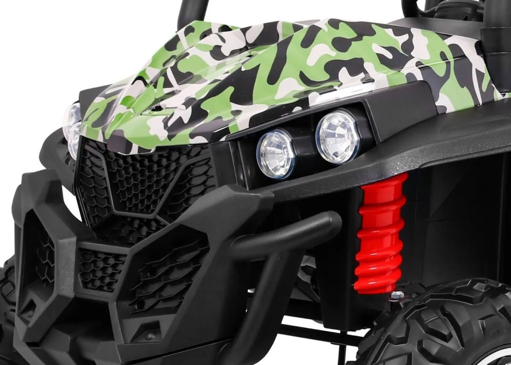 RAMIZ ELEKTRICKÉ AUTÍČKO BUGINA LIFT - 4x4 - CAMO  - 2 x 12V/7Ah - 4 x 45W - 2023