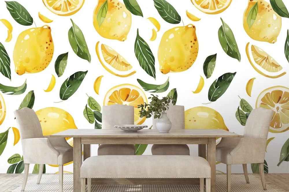 Tapeta letné citróny