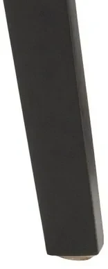 Čierna stolička v retro štýle BLACKY