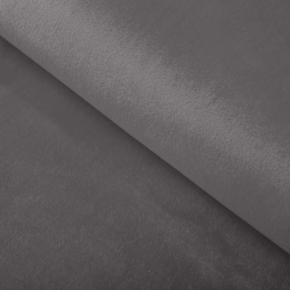 Biante Zamatový prehoz/behúň na posteľ Velvet Prémium SVP-017 Tmavo sivý 60x200 cm