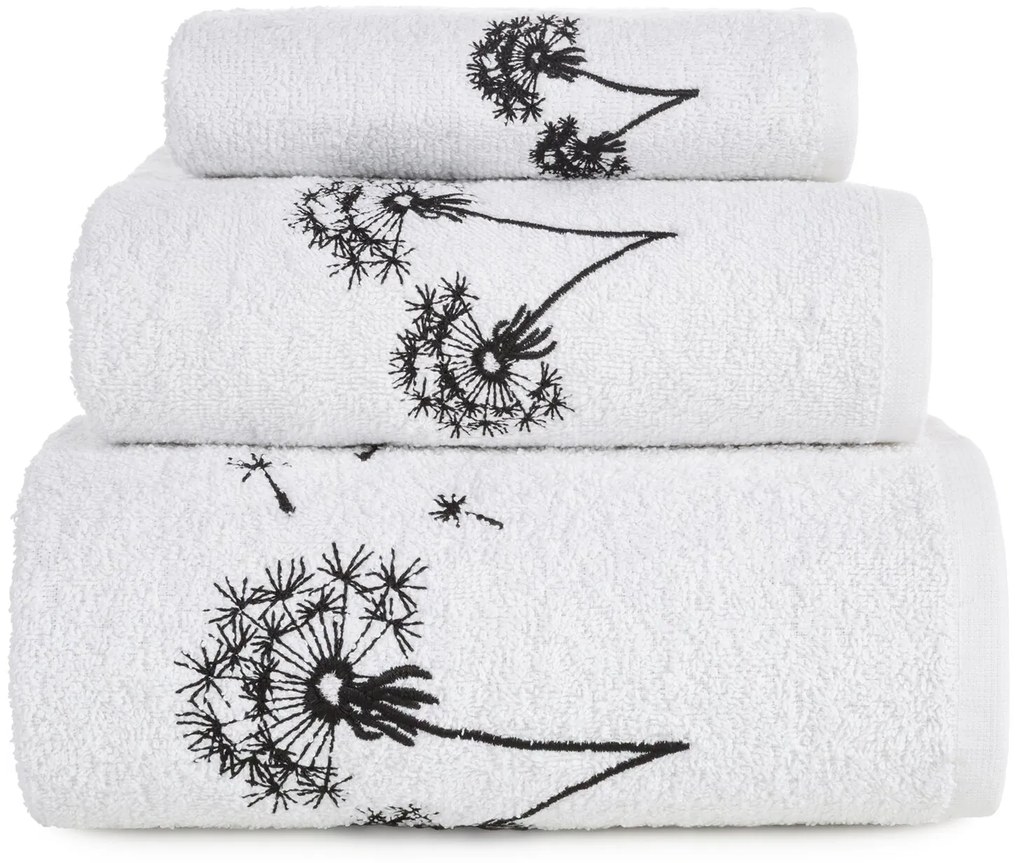 FROTÉ UTERÁK MOLI3 SADA 1KS 30X50 CM, 1KS 50X90 CM, 1KS 70X140 CM BIELA