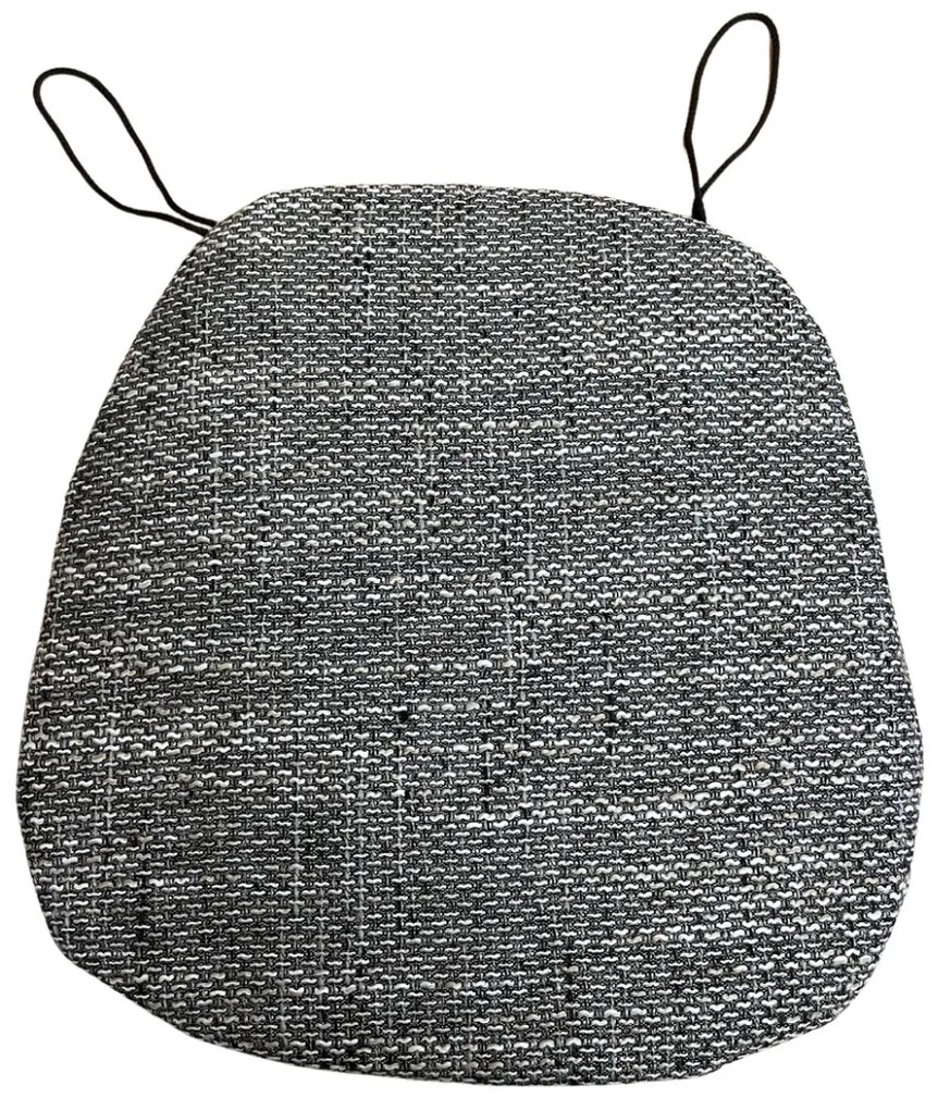 Podsedák na stoličku tenký Deluxe sivý 40x40cm