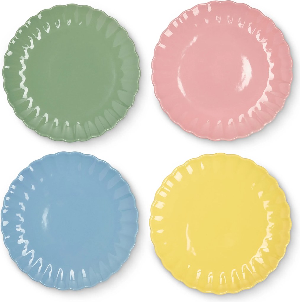 Raňajkové taniere, 4 ks