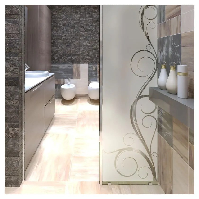 Vodoodolná samolepka do sprchy Ambiance Seductive