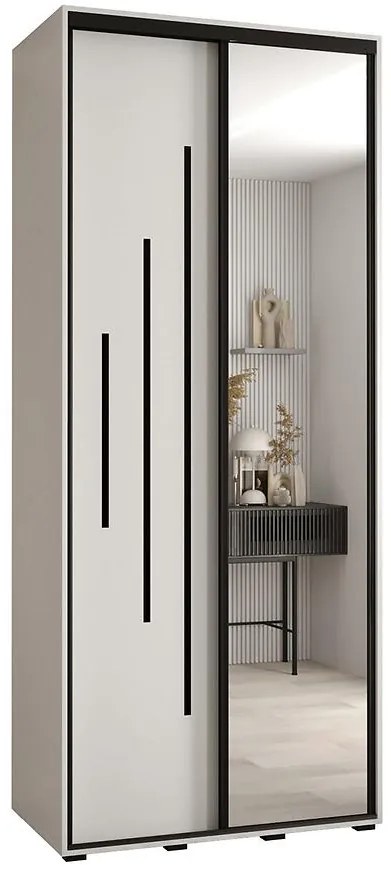 Skriňa 45 Canaris 13 110 biela/čierna