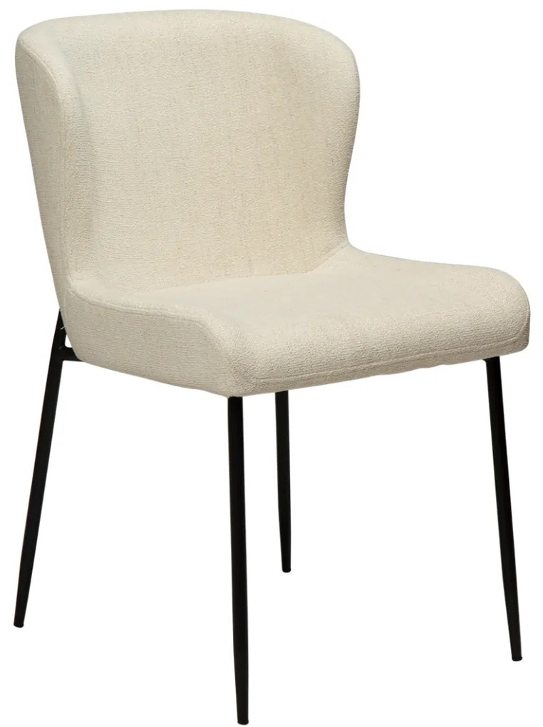GLAM ČALÚNENÁ STOLIČKA beige/black