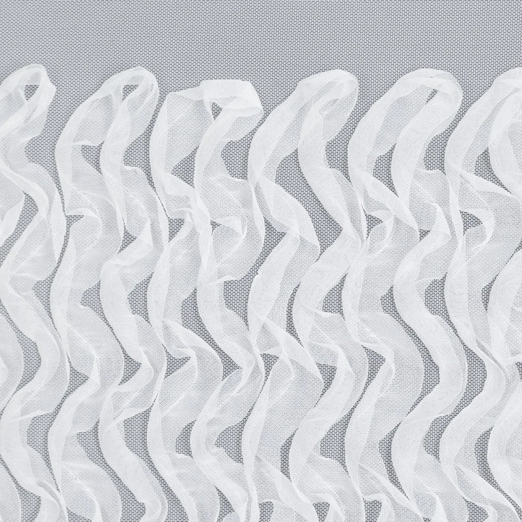 ZÁCLONA NA PÁSKE LORIS 140X270 CM BIELA