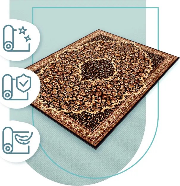 Koberec Agnella Standard Persea čierny