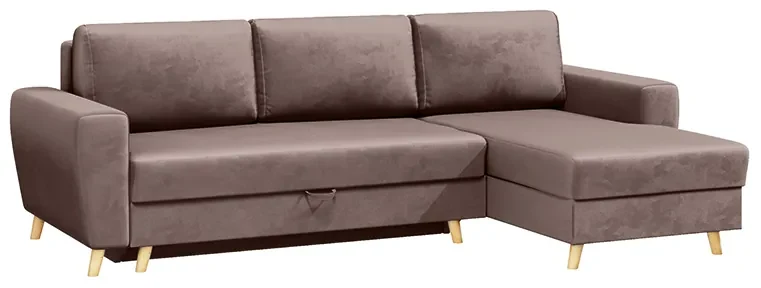 PROXIMA.store - Škandinávsky rozkladací rohový gauč MADERA DRUH LÁTKY: PIANO - 26