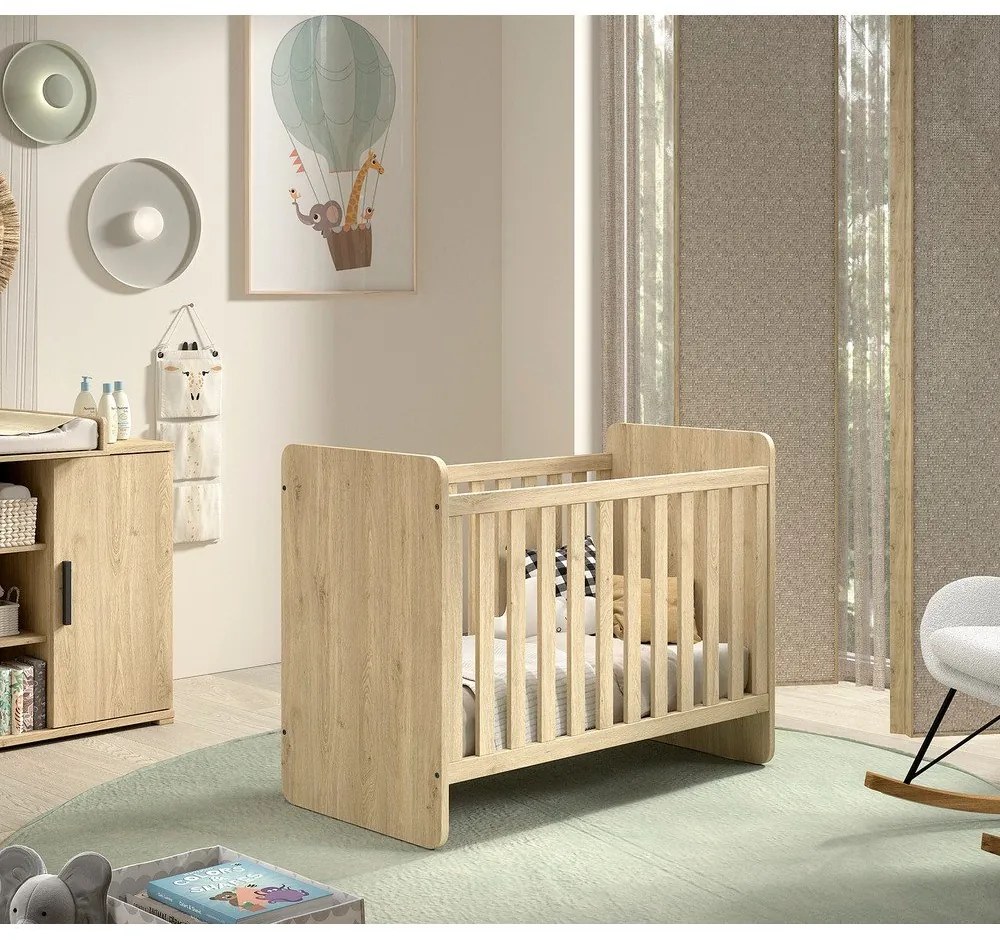 Postieľka v prírodnej farbe 60x120 cm Sam – Vipack