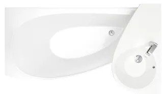 Ravak CQ01000000 - Rohová vaňa AVOCADO 160x75 cm akrylát/biela