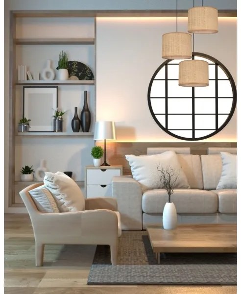 Luster na lanku IRMA 3xE27/60W/230V pr. 45 cm