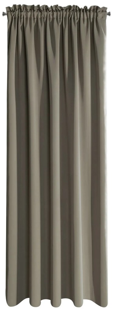 ZATEMŇOVACÍ ZÁVES NA PÁSKE BLACKOUT 135X270 CM TMAVOBÉŽOVÁ