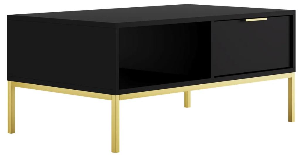 Konferenčný stolík AUSTIN čierny, 100 cm