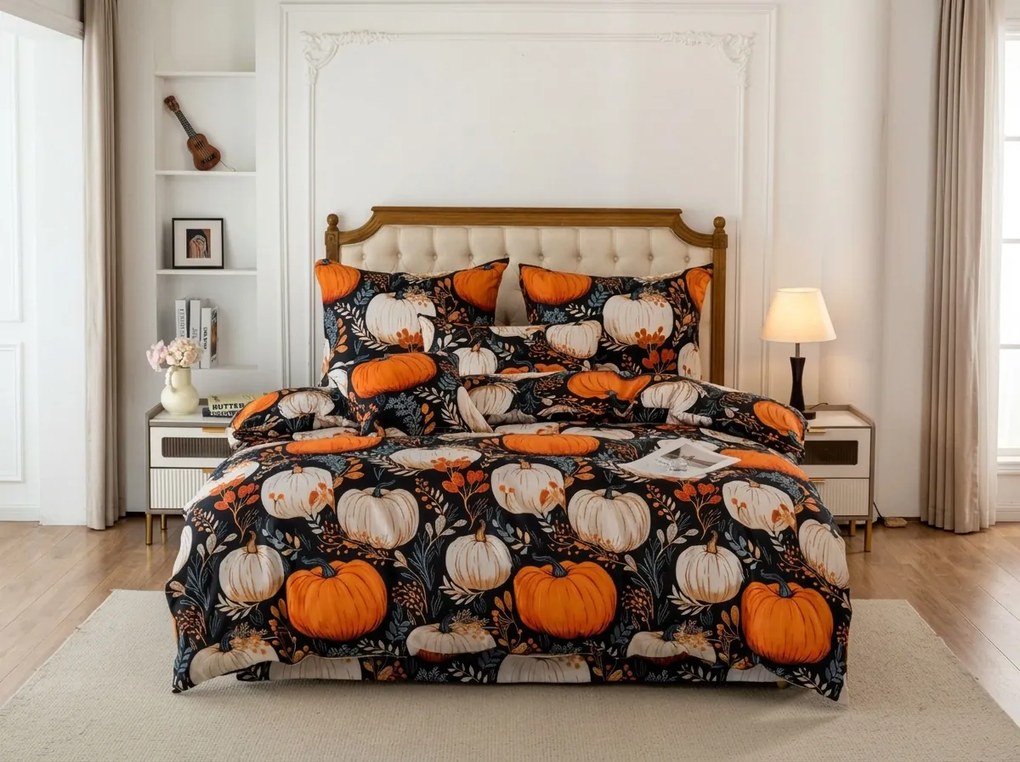 Obliečky z mikrovlákna MAGIC PUMPKIN farebné Rozmer obliečky: 70 x 90 cm | 140 x 220 cm