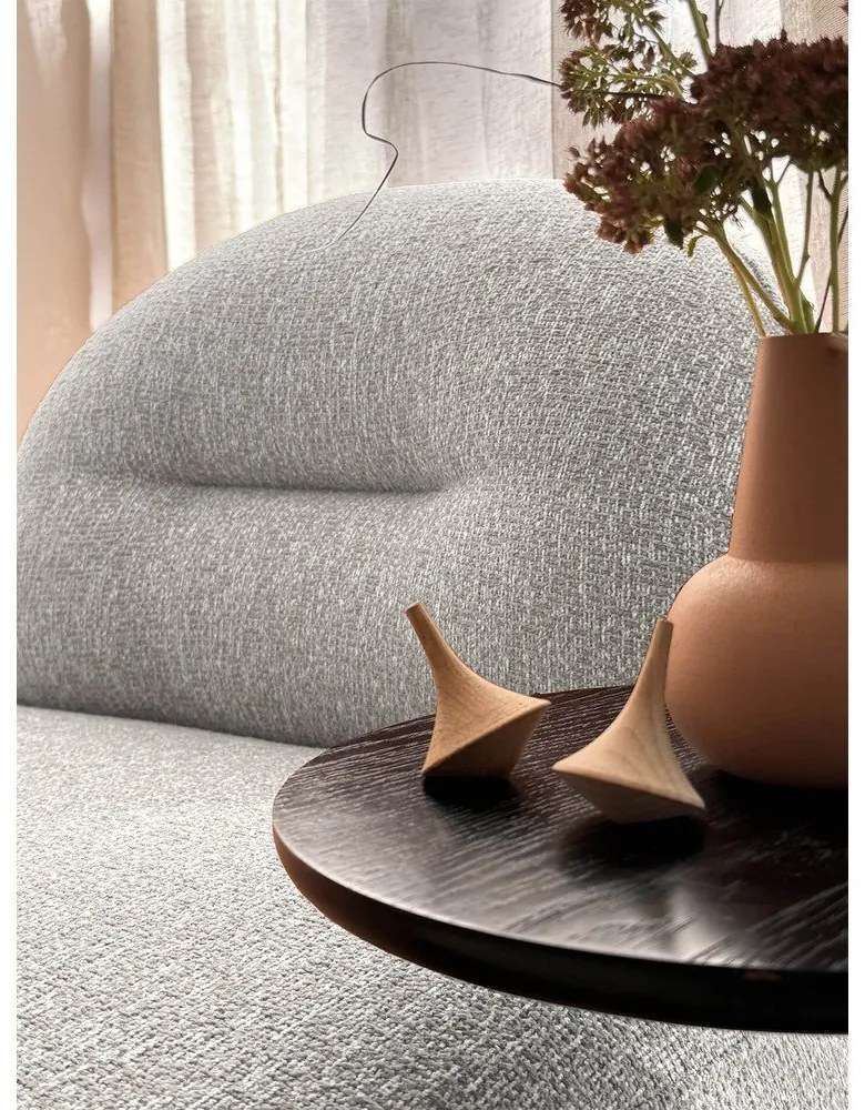 Svetlosivé kreslo Ovo – Miuform