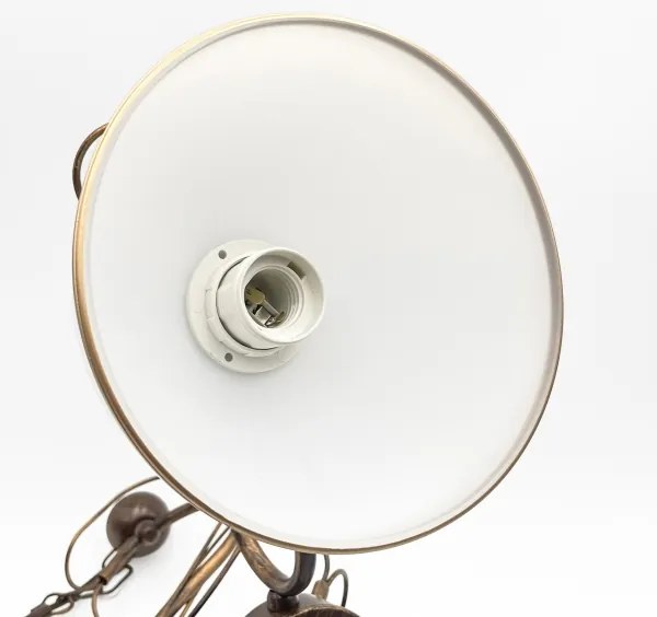 Luster na reťazi COBRA 5xE27/60W/230V bronz/patina