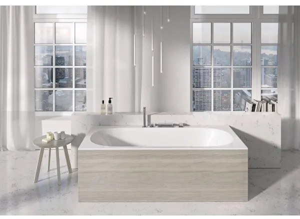 Ravak C921300000 - Vaňa CITY SLIM 180x80 cm akrylát/biela