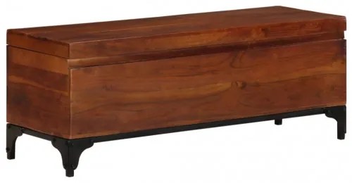 vidaXL Úložná truhlica 110x35x41 cm akáciový masív-