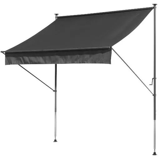 Livarno home Upínacia markíza, 200 x 150 cm, antracitová  (100386439)