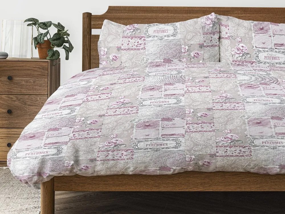 Gipetex Natural Dream Talianská obliečka 100% bavlna Chic Rosa - 140x200 / 70x90 cm