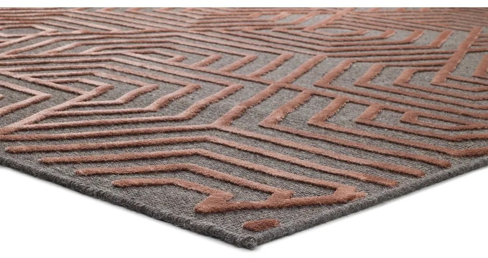 Červený koberec Universal Lana, 67 x 105 cm