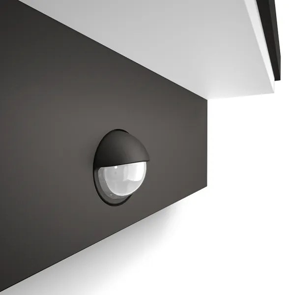 Philips 16484/93/P0 - LED vonkajšie svietidlo so senzorom BUSTAN 2xLED/4,5W IP44