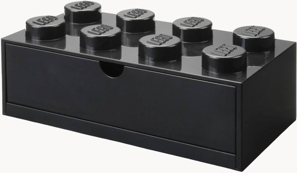 Úložná detská zásuvka LEGO s 8 gombíkmi Brick