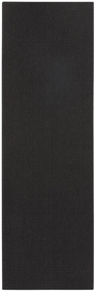 BT Carpet - Hanse Home koberce Behúň Nature 103534 Black - 80x450 cm