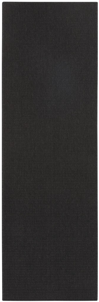 BT Carpet - Hanse Home koberce Behúň Nature 103534 Black – na von aj na doma - 80x150 cm