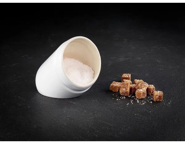 Cole&Mason - Keramická dóza na soľ WHITMORE