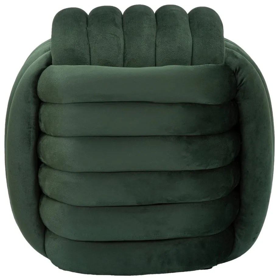 Zelený zamatový taburet Softy – Mauro Ferretti