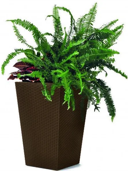 Kvetináč RATTAN PLANTER 29x29x44 cm