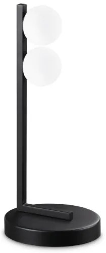 Ideal Lux - LED Stolná lampa PING PONG 2xLED/3W/230V CRI 90 čierna
