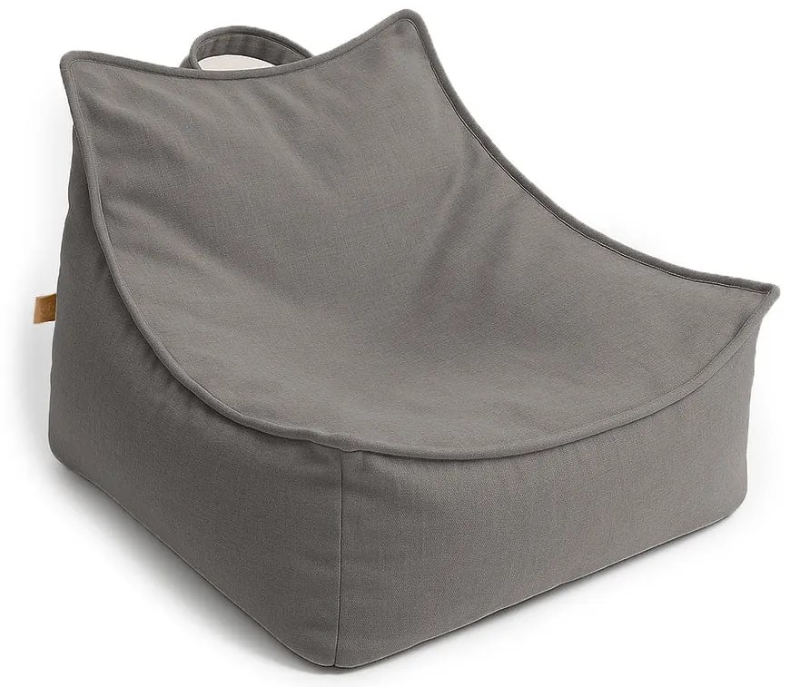 Štvorcový sedací vak Outzy, drift-clay-taupe
