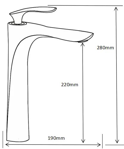 Mexen Lily - VYSOKÁ BATERIA UMYVADLOVÁ, Chrómová, 73610-00