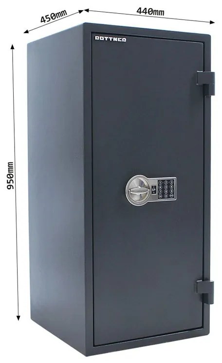 Ohňovzdorný nábytkový trezor FIRE HERO 100 EL, , 950 x 440 x 450 mm, elektronický zámok
